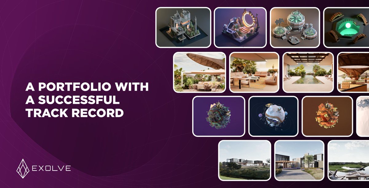 Exolve comes with a successful track record to the #blockchain!🚀🚀

#nftart #NFT #Metaverse #architecture #design