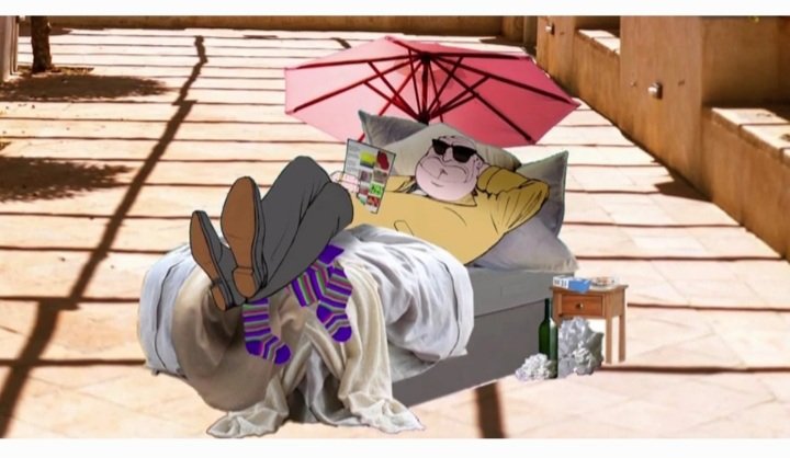 TheBruvsTV's tweet photo. Another warm one round our way. Make the most. But don't overdo it. https://t.co/9G8odtw5g3 
#TheBruvs #sunlounger #warmspell #comedy #cartoons https://t.co/90Feo6zSII