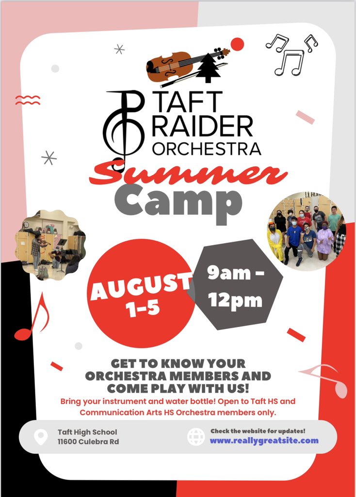 Taft Raider Orchestra tweet media