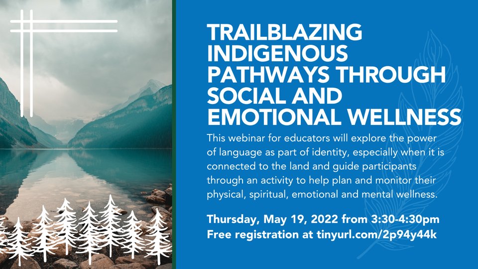 We hope you will join us tomorrow for our free webinar, "Trailblazing Indigenous Pathways Through Social and Emotional Wellness" offered with <a href="/KeltyCentre/">Kelty Mental Health</a>. Register here: phsa.zoom.us/webinar/regist…