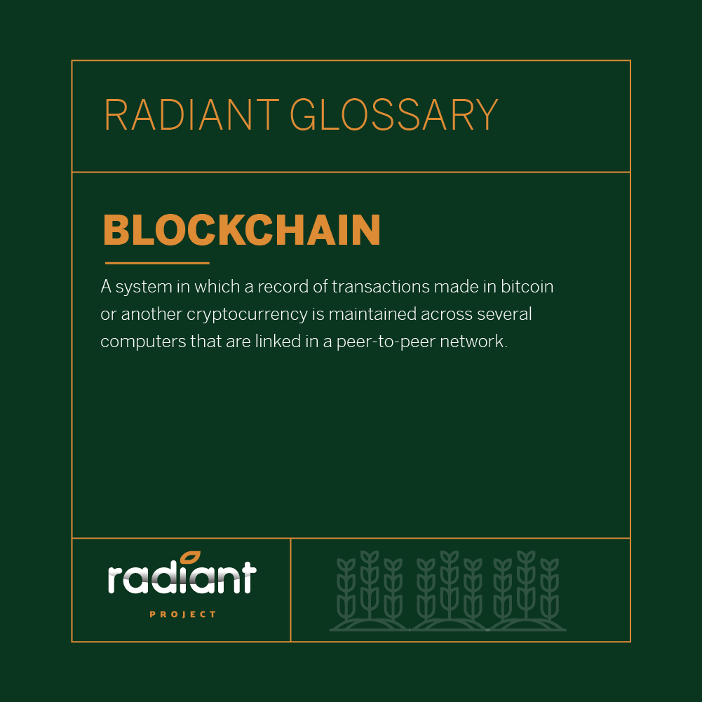 eu_radiant's tweet photo. Blockchain in agriculture? What does it mean? 📙🌾 https://t.co/KDp7lzuziQ