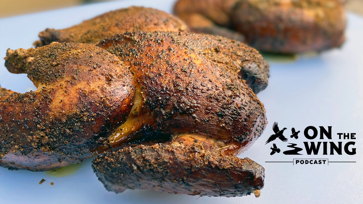 pheasants4ever's tweet photo. NEW ON THE WING PODCAST! How to smoke an upland game bird https://t.co/6NuwTCIZ2H w/ @waltonsinc #PrairieToPlate https://t.co/ob6DKz4z0C