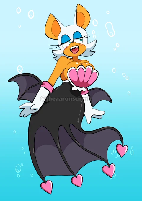 MerMay #18: Rouge the Batfish #mermay2022 