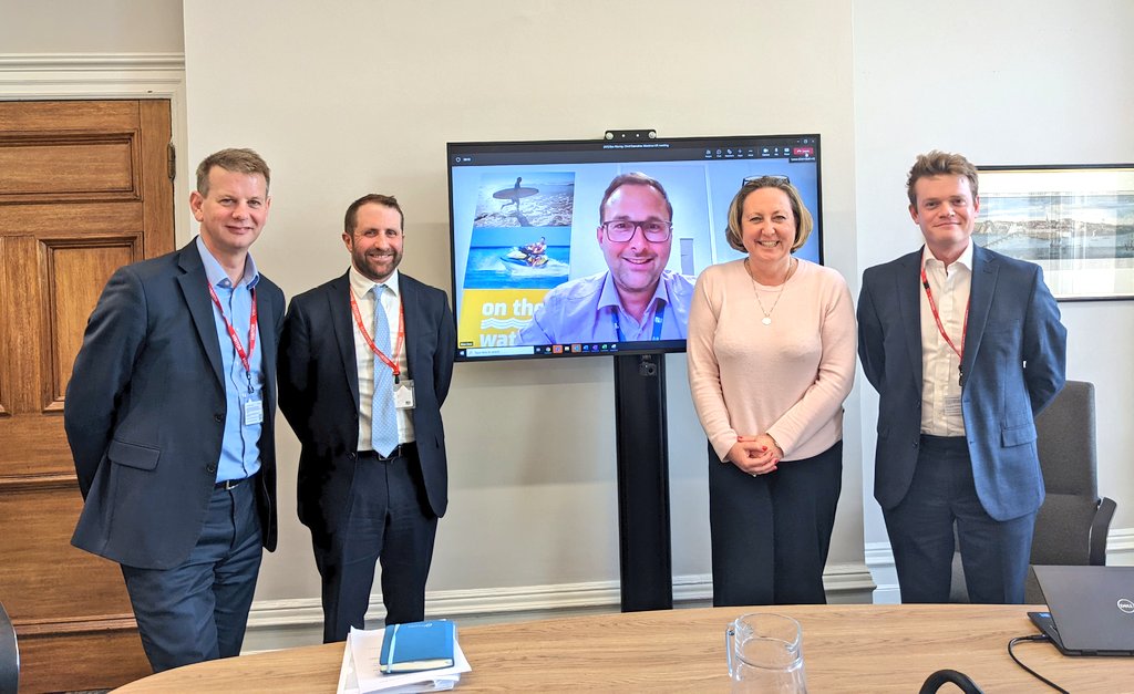 BenMurray_NUK's tweet photo. Thanks to @annietrev for meeting with @MaritimeUK to discuss the new @tradegovuk Maritime Capability Campaign Office. We have a fantastic opportunity to grow maritime exports. #MaritimeUK #Maritime2050 https://t.co/XpNaYXs2mL