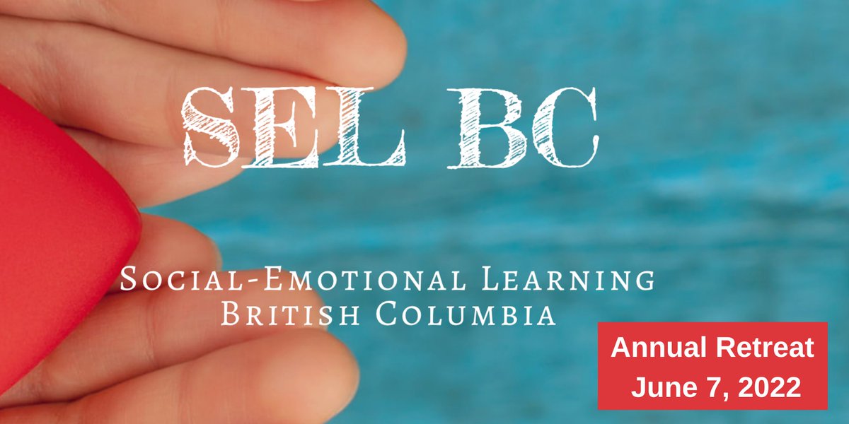 Our annual retreat is happening on June 7! We will explore the intersection between SEL Promotion and Mental Health, and how to translate research into practice. Register here: 
eventbrite.ca/e/sel-bc-retre…