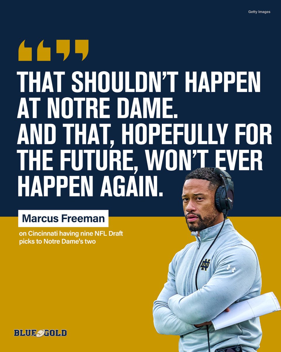 RT @tbhorka: Notre Dame coach Marcus Freeman isn't messing around. https://t.co/aCPpJTwlFC https://t.co/ln4NkQ9FJZ