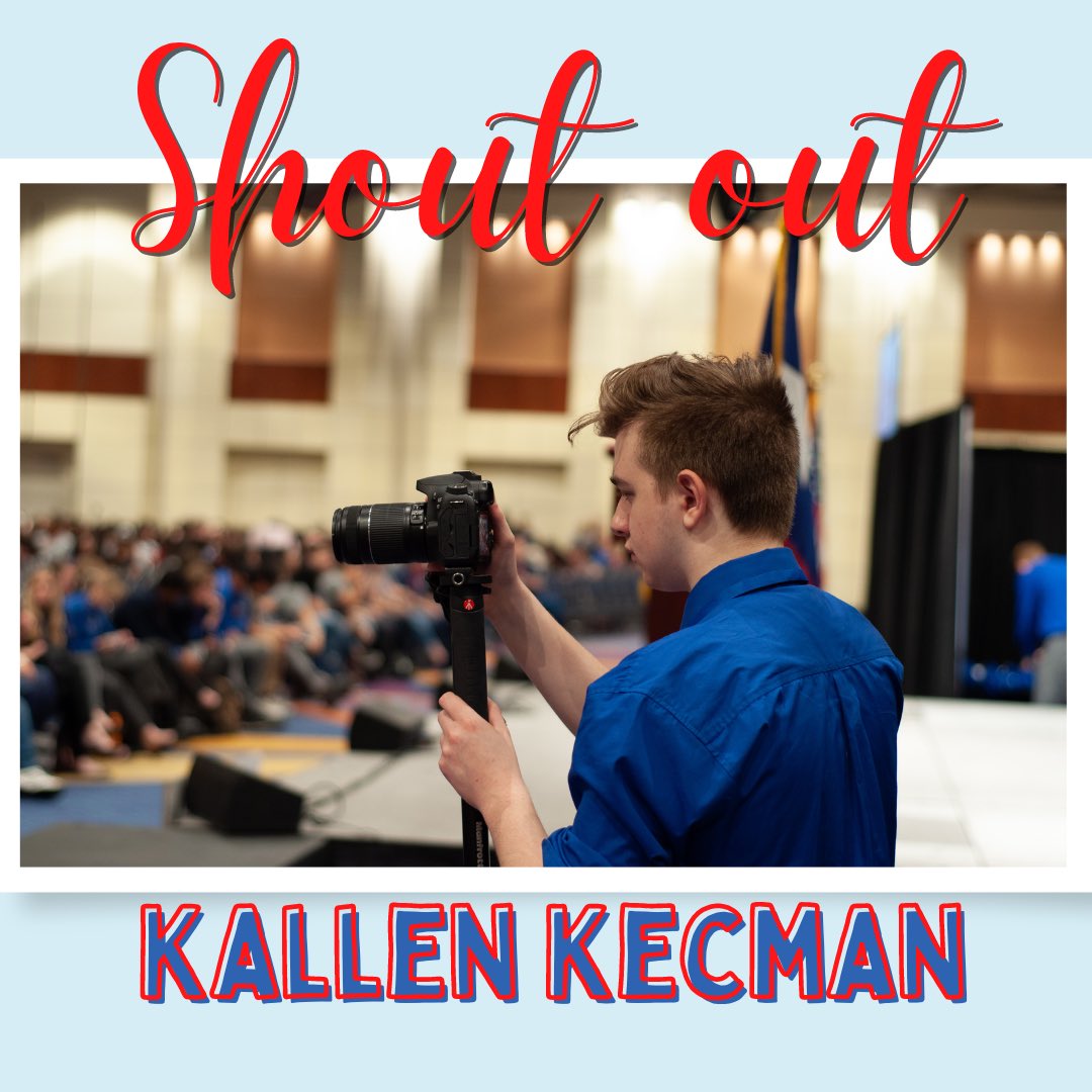 CarthageTsa's tweet photo. Kallen Kecman was a huge help at TSA State conference and took pictures around the venue. Mrs. Patterson was pulling double duty as our advisor and as a Texas TSA Staff member. As a result, several of his pictures were featured on the Texas TSA social media pages. https://t.co/EmYQ8nRQFk