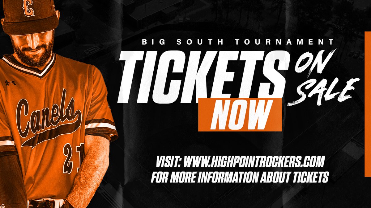 See y'all in High Point to watch <a href="/GoCamelsBSB/">Campbell Baseball</a> compete for the <a href="/BigSouthSports/">Big South Conference</a> 🏆

Tickets 🎟: bit.ly/3Mnp7Jh
First 🐪 game is set for Thursday, May 26 at 11 am