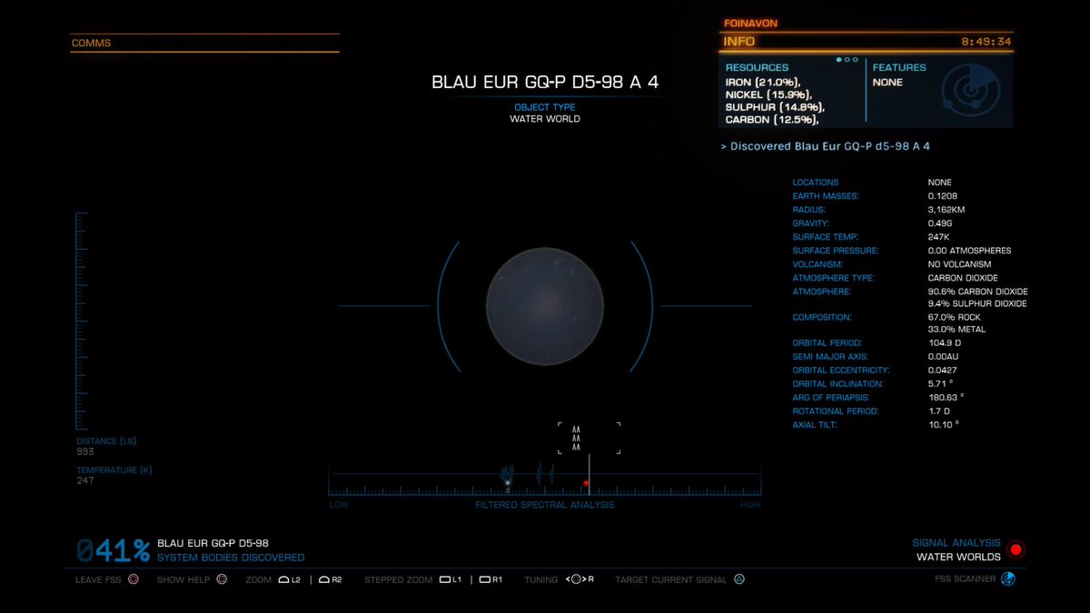 CFoinavon's tweet photo. Come across a strange water world. It's half Earth's size and has half her gravity but just 1/10th her mass. On top of that, this planets CO2 rich atmosphere clocks in at 0.00 pressures. https://t.co/yosjfWvIpQ