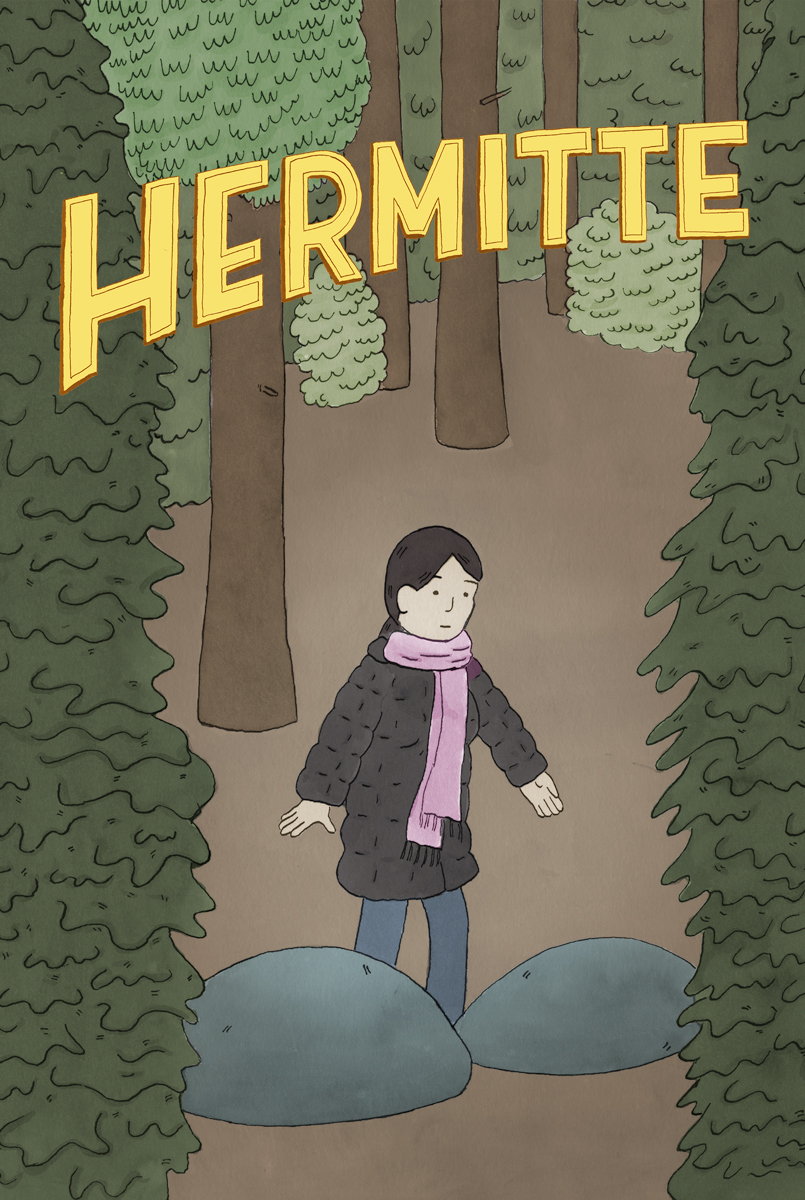 I've got a new comic at VANCAF <a href="/VancouverComics/">VanCAF</a> ! "Hermitte" It is a truth universally acknowledged, that a working woman with a spouse and children must want some time alone. This weekend at table H3, with <a href="/jenichenart/">Jeni Chen</a>