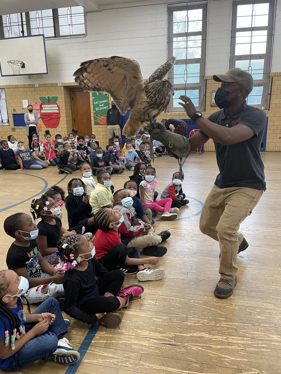 Wayne_DPSCD's tweet photo. Our students at Wayne got up close and personal to check out some animals from the Exotic Zoo! 🚀
#DPSCD https://t.co/3UlENBa94C