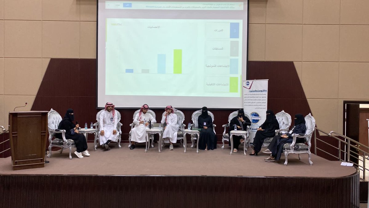 AdabiNorth's tweet photo. #يحدث_الآن
في #أدبي_الشمالية
نادي توستماستر في #جامعة_الحدود_الشمالية
يقيم أمسية ثقافية 

@NBU_KSA 
@DSA_NBU 
@NBU_ACT 
#الحدود_الشمالية #عرعر https://t.co/OjlanSBWia