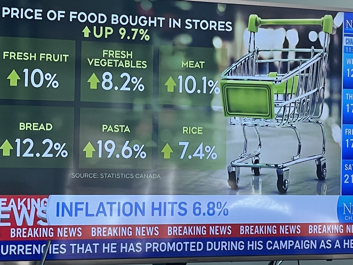 BruceHolmquist's tweet image. In @CTVNews this morning @BNNBloomberg analyst @itsdgc stated that one reason for the large inflation increase was farmers passing costs on to consumers #directquote. That is a total lie and disrespectful to all cattle and grain producers. We have no ability to do that.