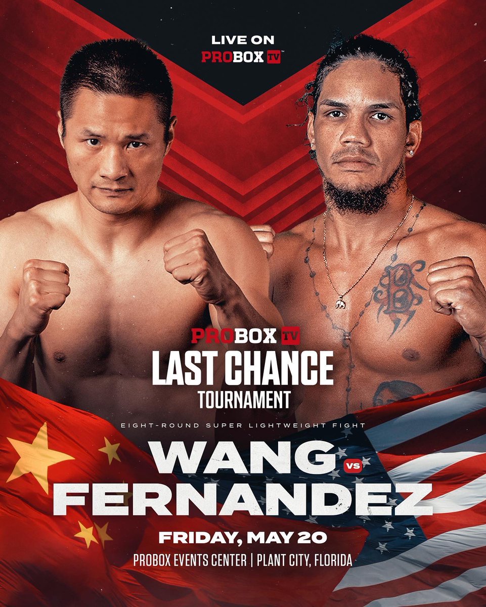ProBox_TV's tweet photo. Our Last Chance Tournament lineup is set 😤

Click and swipe left to see all four matchups 🥊

#boxing #boxeo #fightweek #press #media #proboxtv #whatson https://t.co/du6SIyANBC