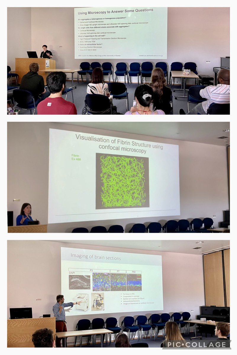Abdn_Micro's tweet photo. Big shout out to the invited speakers on day 1 of our course. @ClaireW63108369 @Daniel_A_Berg @Chloe_R_Pelle Thank you for showing our delegates how microscopy is used in your research. We learnt a lot too 😀 #abdnmicro #microscopy https://t.co/7PZJ0Y6CTF