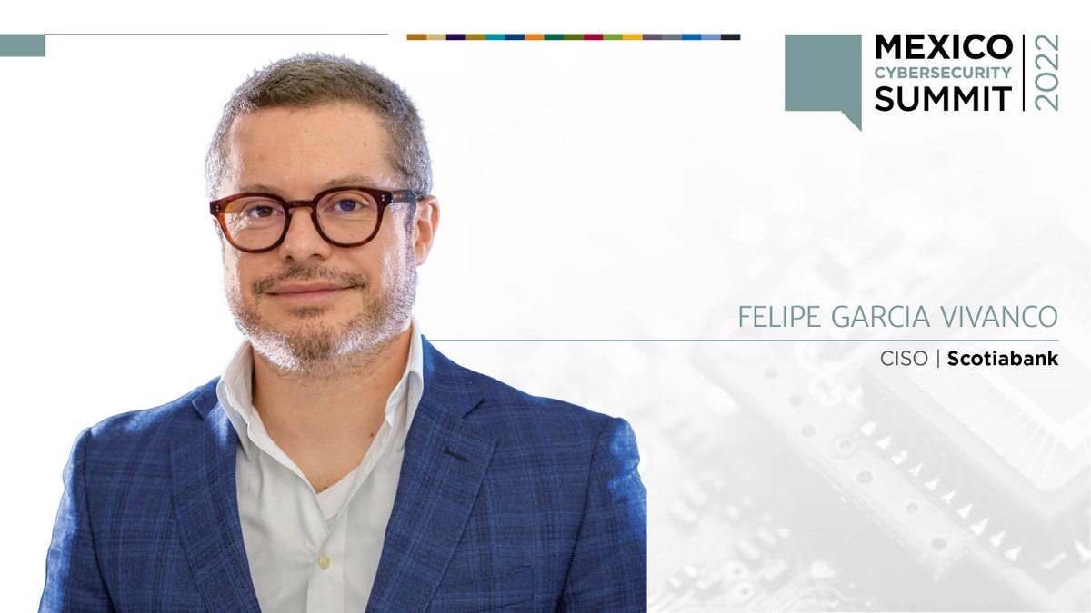 MexicoCyber's tweet photo. Cybersecurity has become incredibly important in many areas specially finance, so join Felipe García, (CISO) from @ScotiabankMX for the panel "Fintech & Banking Cybersecurity Vulnerabilities" in the upcoming #MexicoCybersecuritySummit 2022.
Register Now!
https://t.co/M5sCB0L5ck https://t.co/SrqODwHg8h