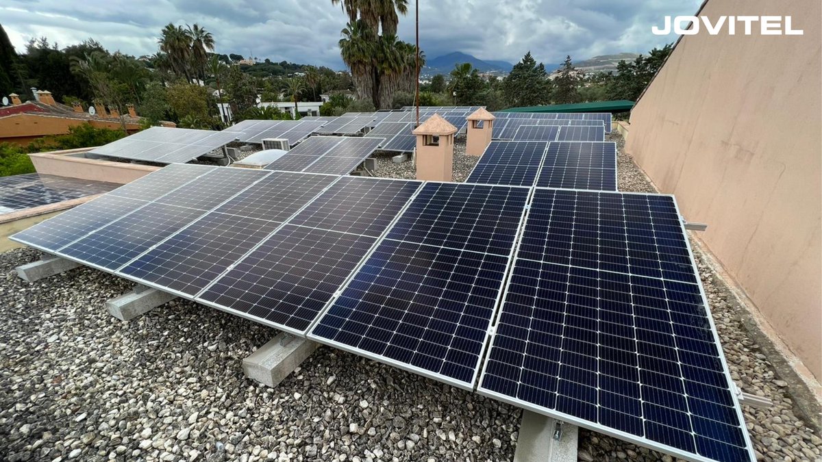 jovitel_'s tweet photo. ¡Misión cumplida!✅ Hoy, nuestro equipo ha realizado una Instalación de 25kW en Marbella.

Cada vez más hogares y empresas se unen a la era renovable.
.
.
#Jovitel #solarjovitel #fotovoltaica #energia #transformacióndigital #tecnología #innovación #energiasolar #renovables https://t.co/4nOJ3TRZpK