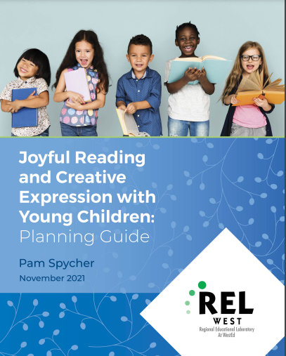REL_West's tweet photo. This planning guide from REL West has resources to help educators plan joyful read alouds &amp; creative expression activities w/ young children. Get guidance for choosing books, preparing comprehension questions, &amp; scaffolding #LanguageDevelopment! #Literacy https://t.co/OoDvtmv37I https://t.co/p1JgQucIqf