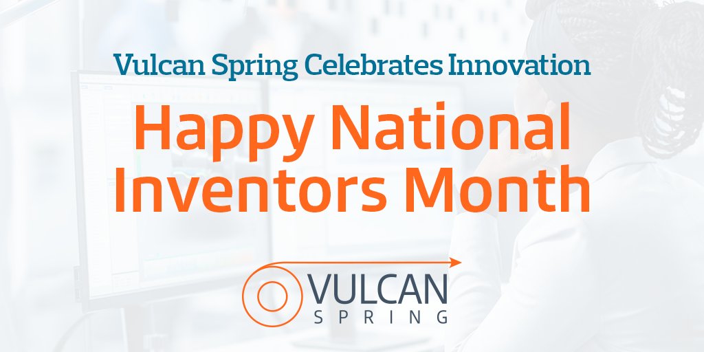 VulcanSpring's tweet photo. May is #NationalInventorsMonth 🔧 At Vulcan Spring, we celebrate human ingenuity and proudly support new innovations from aerospace to the retail industry and beyond. See what a #customspringdesign can do for your next invention: https://t.co/CYOsiS5pvV https://t.co/sYOxQxdXjb