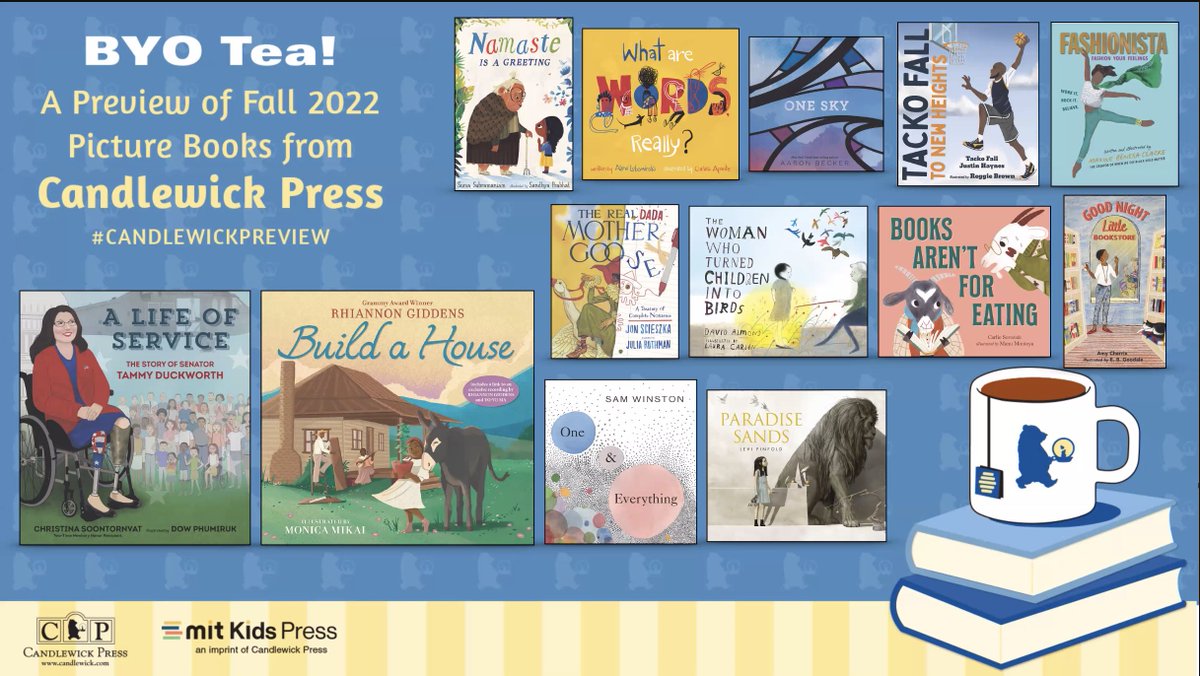 mariapwalther's tweet photo. Excited to learn about some of the new 2022 @Candlewick picture books this afternoon! #Candlewickpreview 📚 💛 https://t.co/jjOswfzcgn