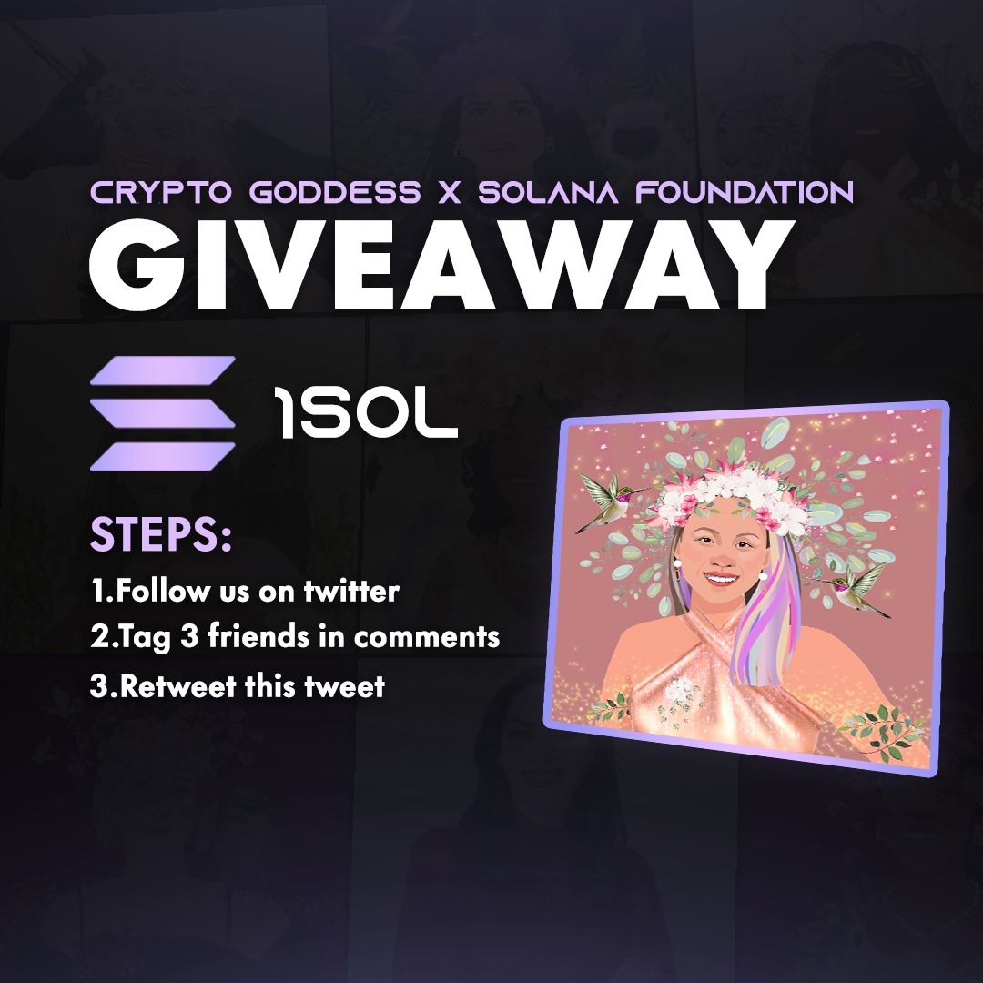 Are you ready for a giveaway? 👀

The winner will be chosen on Sunday. Ready, Set, GO!!! 🏃‍♀️🏆

#NFTGiveaways 
#web3
#nft