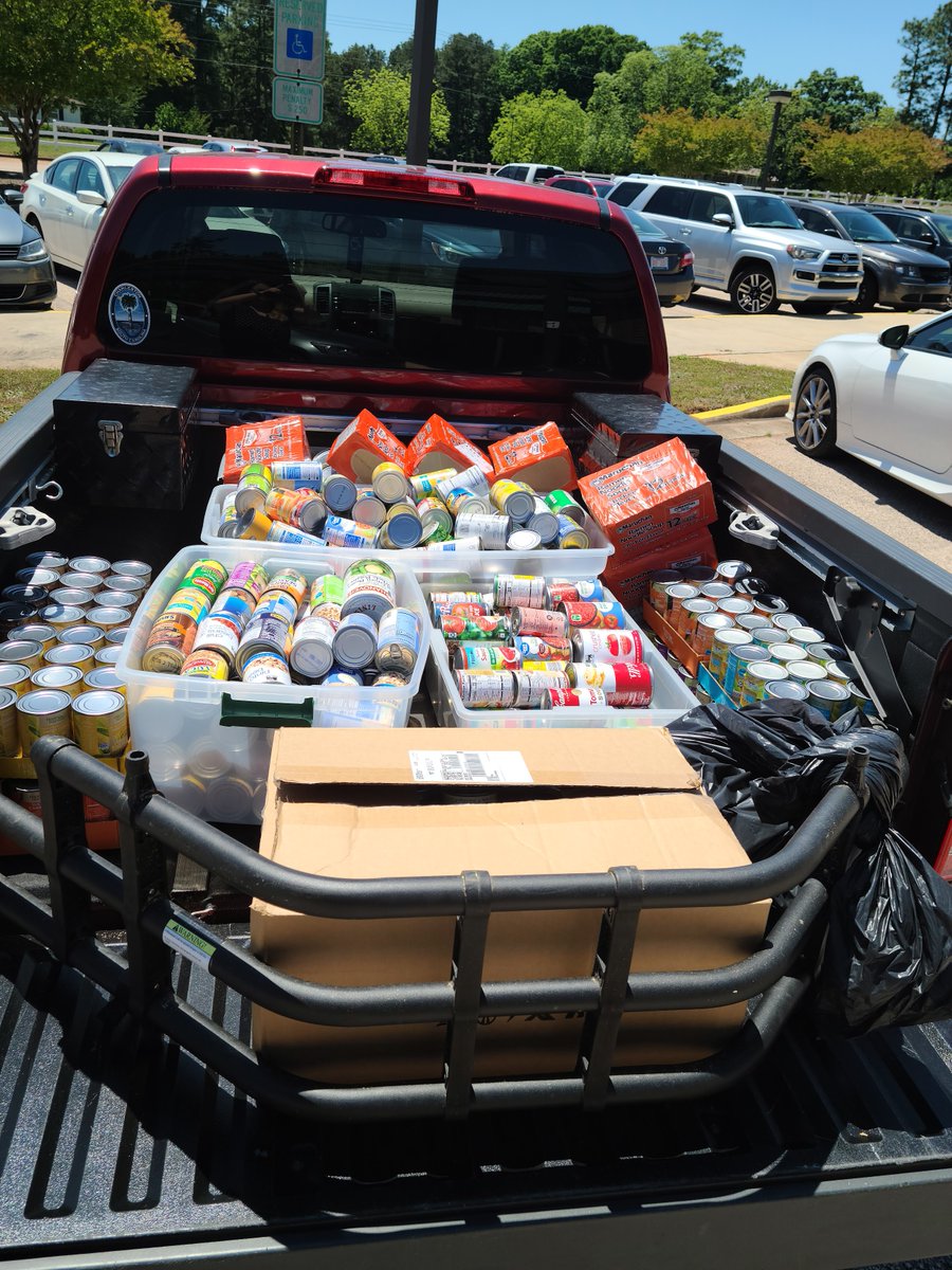 Our Honor Society sponsored a canned food drive. Over the last month, our school was able to collect and donate 1,559 pounds of food along with $800 to Rowan Helping Ministries! We were overwhelmed with the response and it took 3 vehicles to deliver it all! #RSSExtraordinary