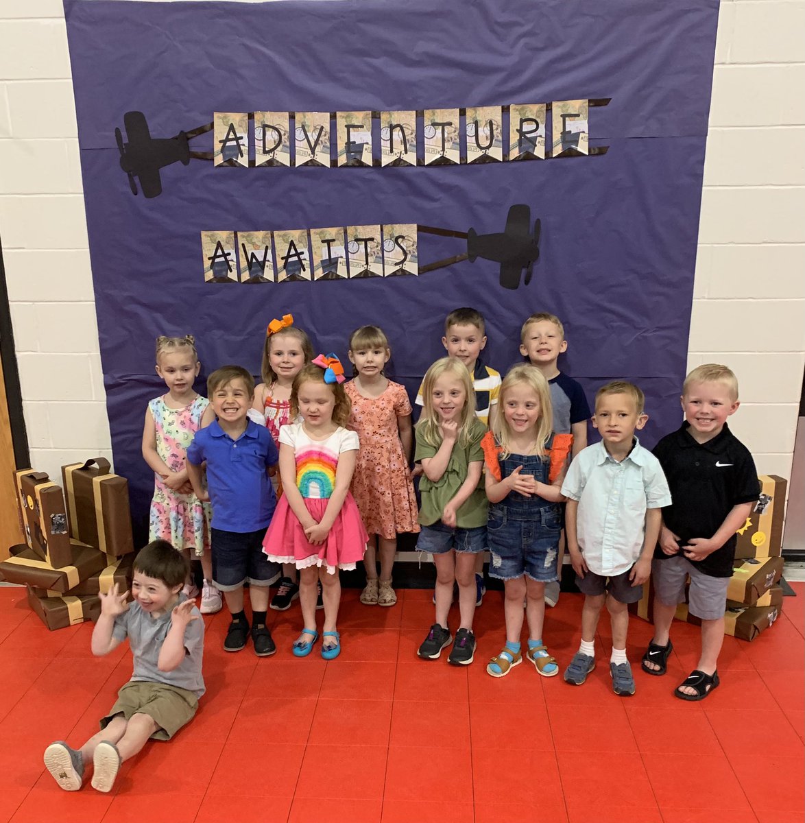 Adel_Elementary's tweet photo. Miss Lorissa’s preschoolers graduate today! So proud of these kids and so excited to have them continue as ADM tigers next fall! https://t.co/ZajXN1i0r4
