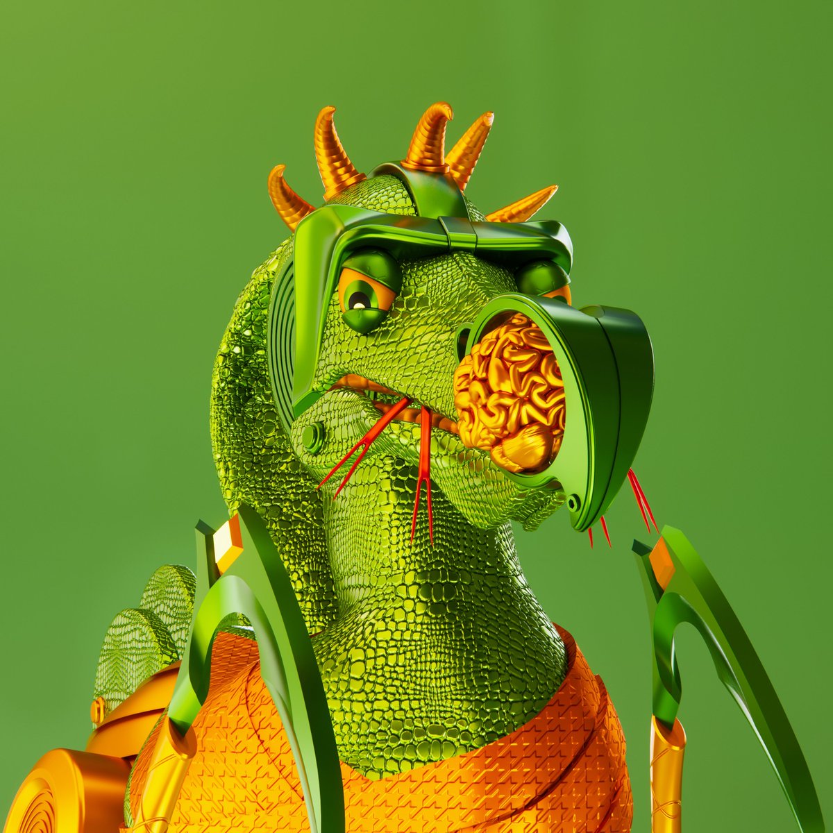 DodoFam! We're giving away these 2 Prime Serpents in the cave lounge! 

Make sure to participate. Let's keep marching through this rough patch🔥🦤

#NFTGiveaway #AlgoNFTs #AlgoNFT #nftart #nftartwork