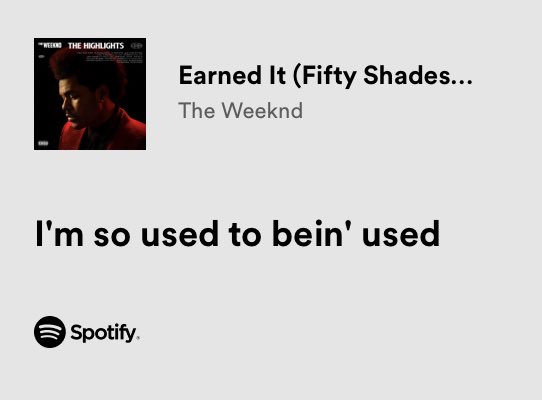 Earned It - The Weeknd 