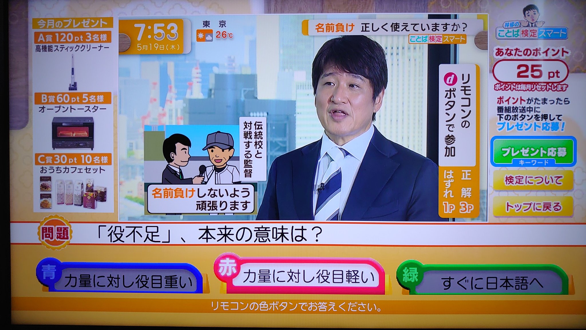 純 次はウマ娘ベルーナドーム2日目 役不足 の問題って前もやらなかった リニューアル前のことば検定で グッドモーニング T Co Bieojxaw42 Twitter