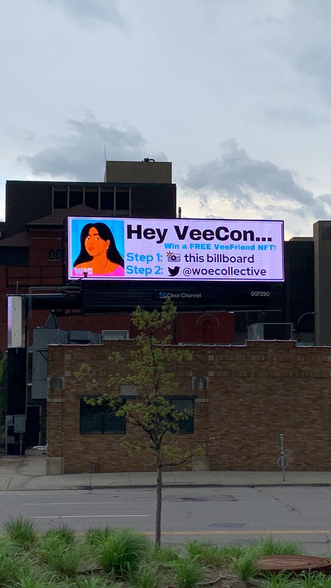 Brilliant advertising from a project <a href="/veecon/">VeeCon</a> #heywoe #veecon #SeeYouAtVeeCon 
Check out our <a href="/eventzee/">Eventzee App</a> VeeFam scavenger hunt with code VeeFriends22