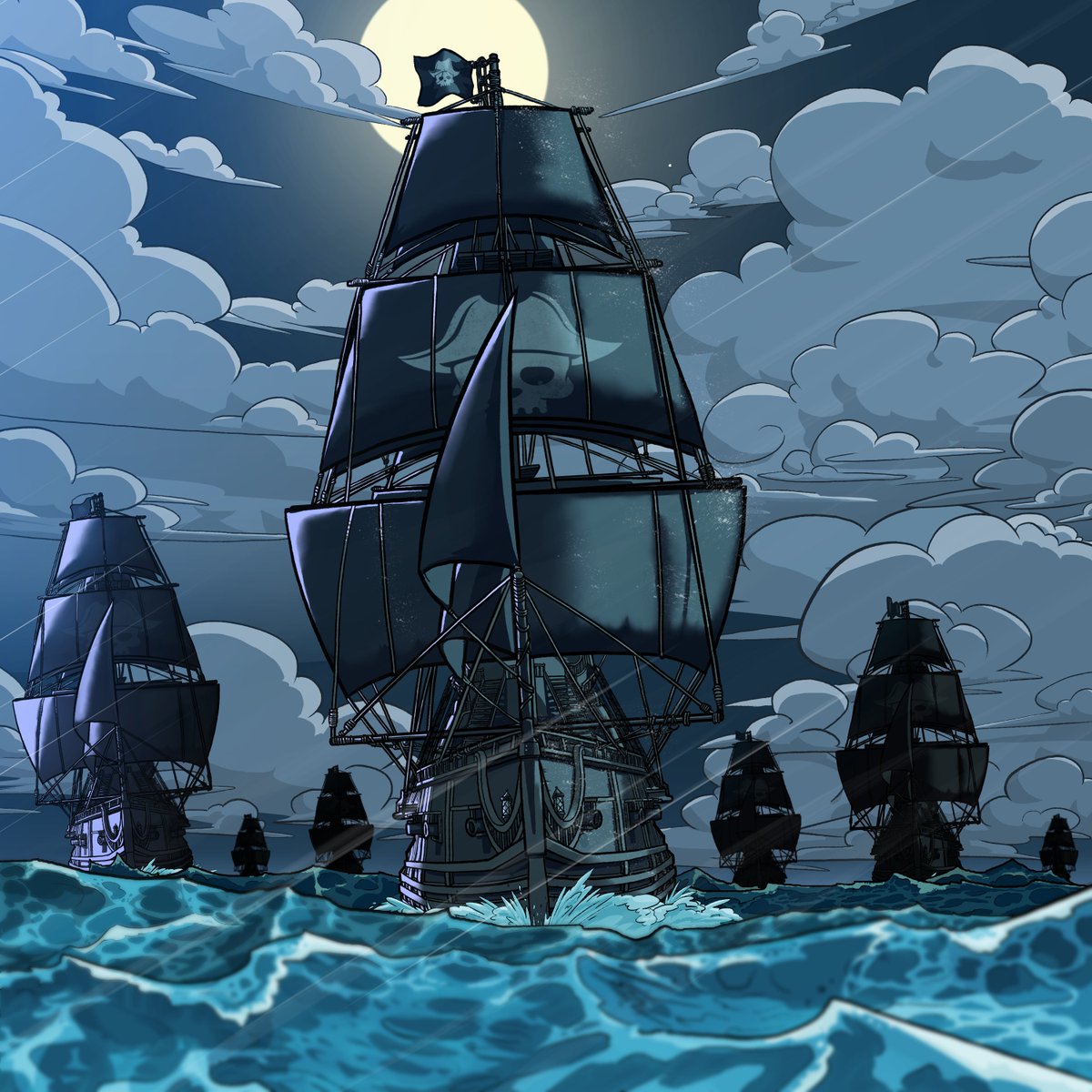 LostPiratesNFT's tweet photo. When the sun goes down, the black flags rise up.

Any interaction… you know the rest. 🏴‍☠️ 

AYE AYE

#ThePiratesAreComing https://t.co/cMTq0Gb375
