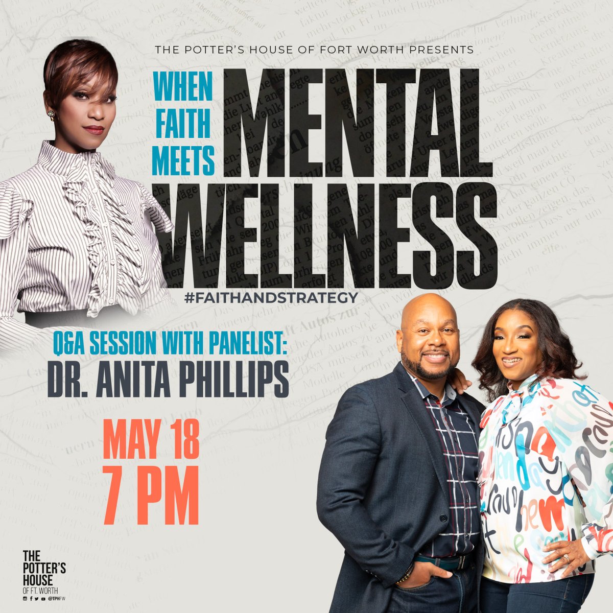 TPHFW's tweet photo. Only one hour away! See you soon! #TPHFW #FaithAndStrategy https://t.co/jRqIg7I1HJ