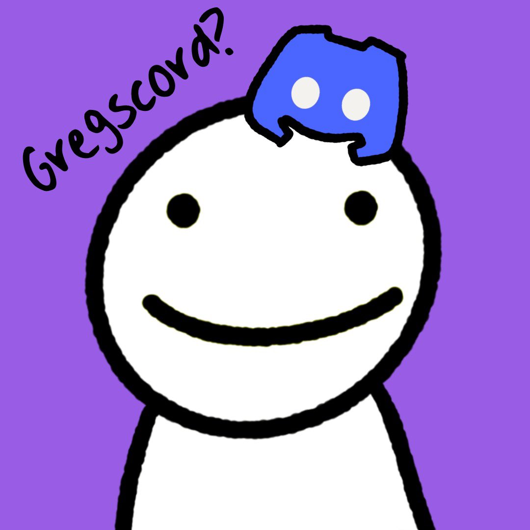 GREGSCORD AKA DISCORD IS OFFICIALLY OPEN FOR GREGS OF ALL SHAPES AND SIZES! 🧢 

👉 discord.gg/FT9xu2Z6kn

NOT A GREG? THATS OK… COME GREG OUT WITH US AND FEEL THIS VIBE.  🧢 🧢 

CHECK GREG-MAIL ✉️ CHANNEL.