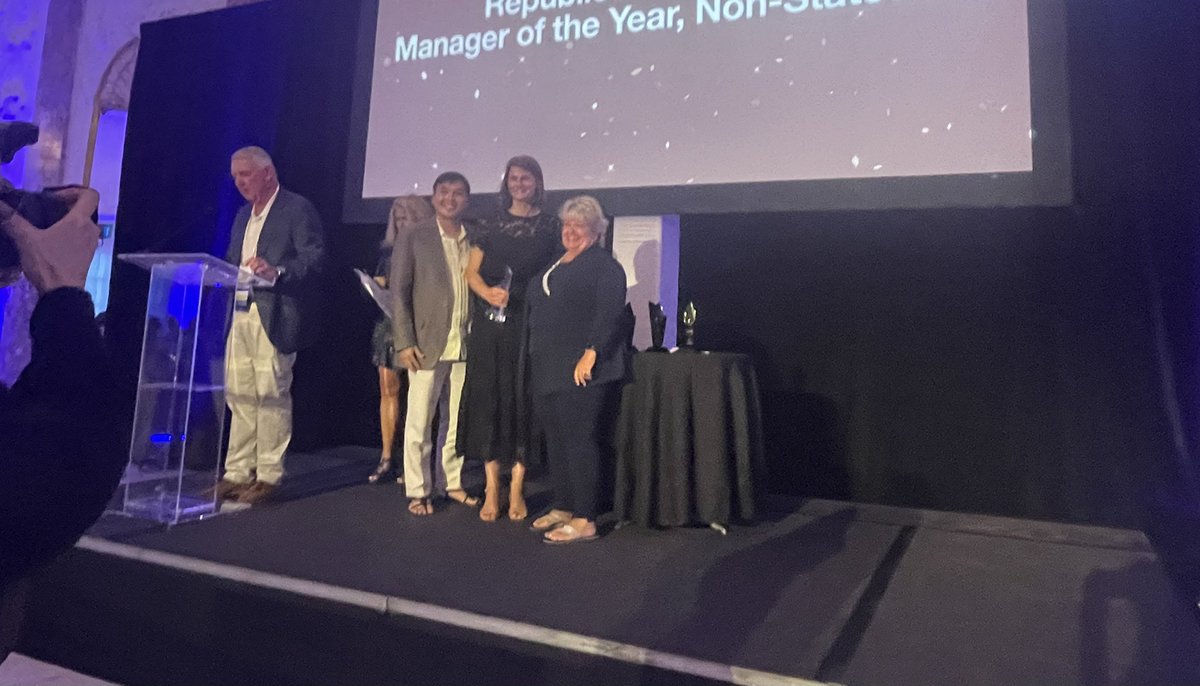 Democratic Campaign Manager of the Year has a pretty good ring to it!!

A huge congrats to our very own Katie Moore for winning at the #2022Pollies for her work managing <a href="/ericadamsfornyc/">Eric Adams</a>’s historic campaign last year 💪💪