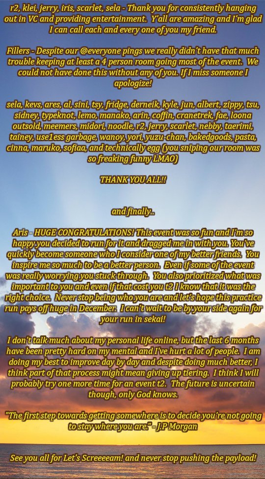 🦖Hagumi and the Happy Dinosaur🦖

Rank: 6
Event Points: 21,140,125

Bit of a read compared to what I usually write.. sorry!