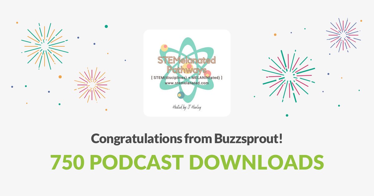 I cannot thank everyone who has supported my podcast enough. I've seen folks continuing to subscribe and listen even as I've been on an extended hiatus. STEMelanated Pathways WILL be back this summer. In the meantime I am so humbled and appreciative of the continued support. 💛💛