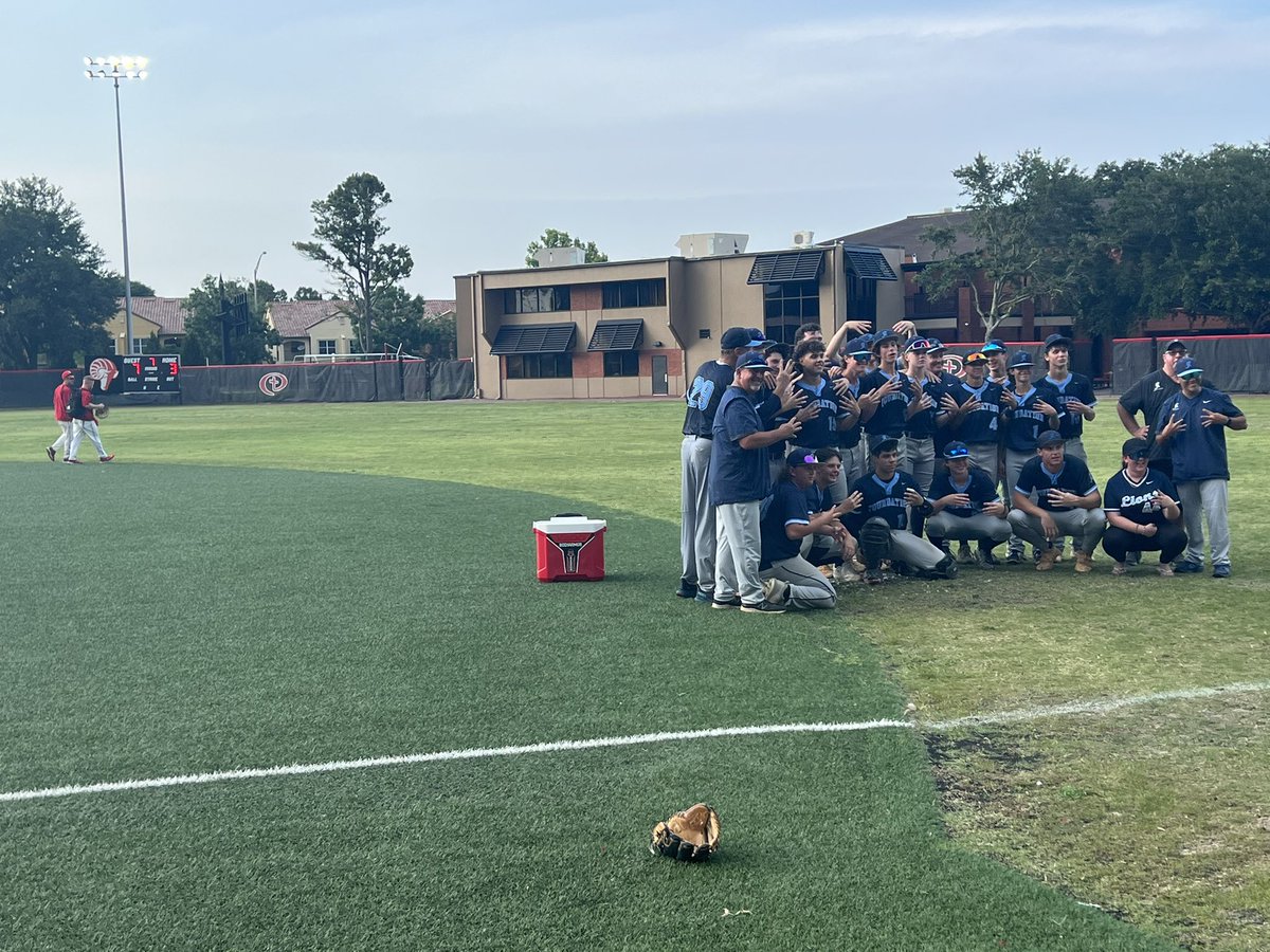faathletic's tweet photo. Lions Win 7-4 and advance to the final 4!!  @bradenholcomb11 closes out the game and finishes with the win! First team in FA Baseball history to win a regional championship and advance to the final 4. @osvarsity @OrangeSportsOMG https://t.co/uma7DaYA6o