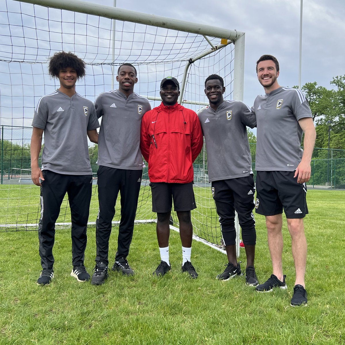 ColumbusCrew2's tweet photo. Skills, drills and goals 🙌

We had 2 much fun with @fugeesfamily as we helped out at its soccer clinic today 🖤💛

#Crew96 | #SoccerForAll https://t.co/4ZT89G8oR2