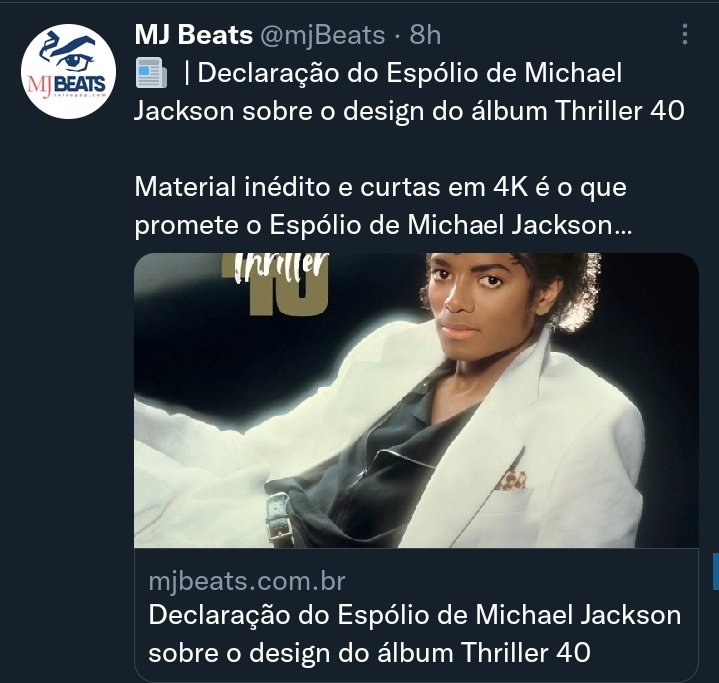 fcbeatlmix's tweet photo. músicas inéditas
Moonwalk em português
remasterização de clipes
e um doc
OS DIAS DE GLÓRIA CHEGARAM

MICHAEL JACKSON IS COMING https://t.co/ZL0Aj4FYr3