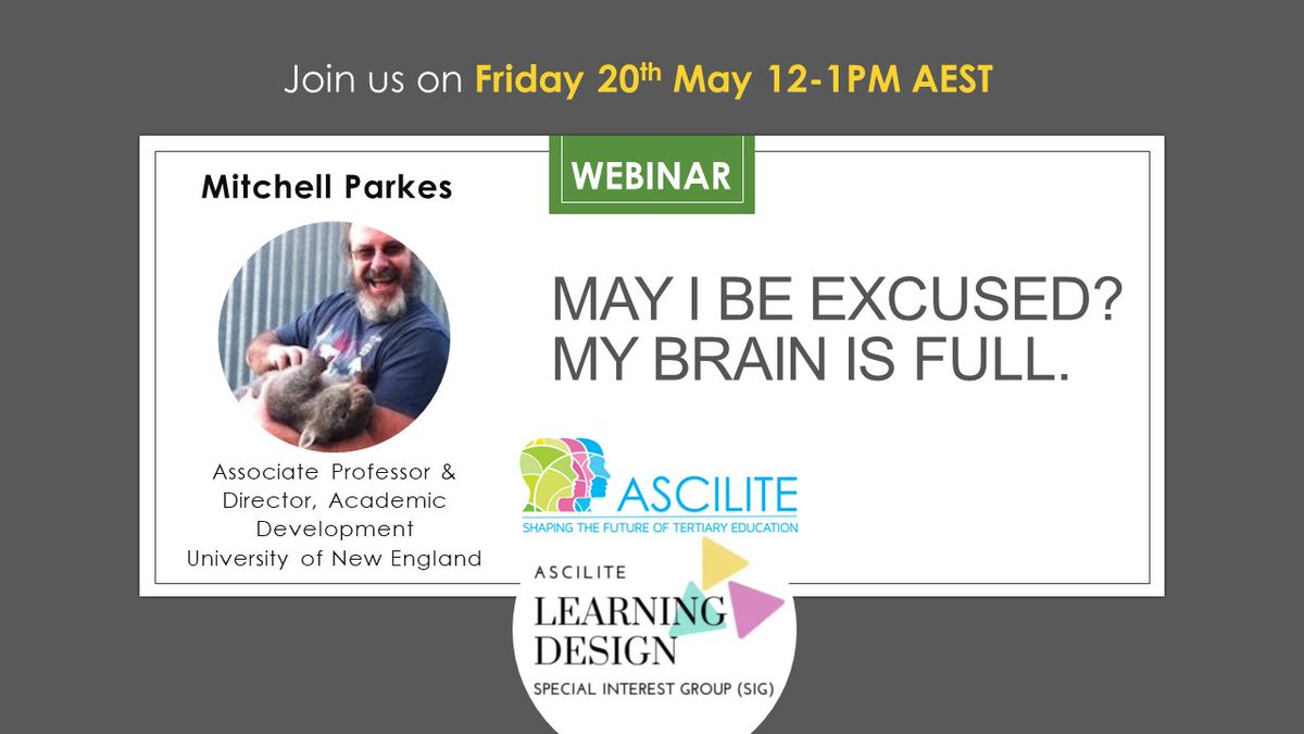 Don't forget about this great event tomorrow! It will start at 12pm Australian Eastern on Friday. Link here: au.bbcollab.com/guest/861a7963…