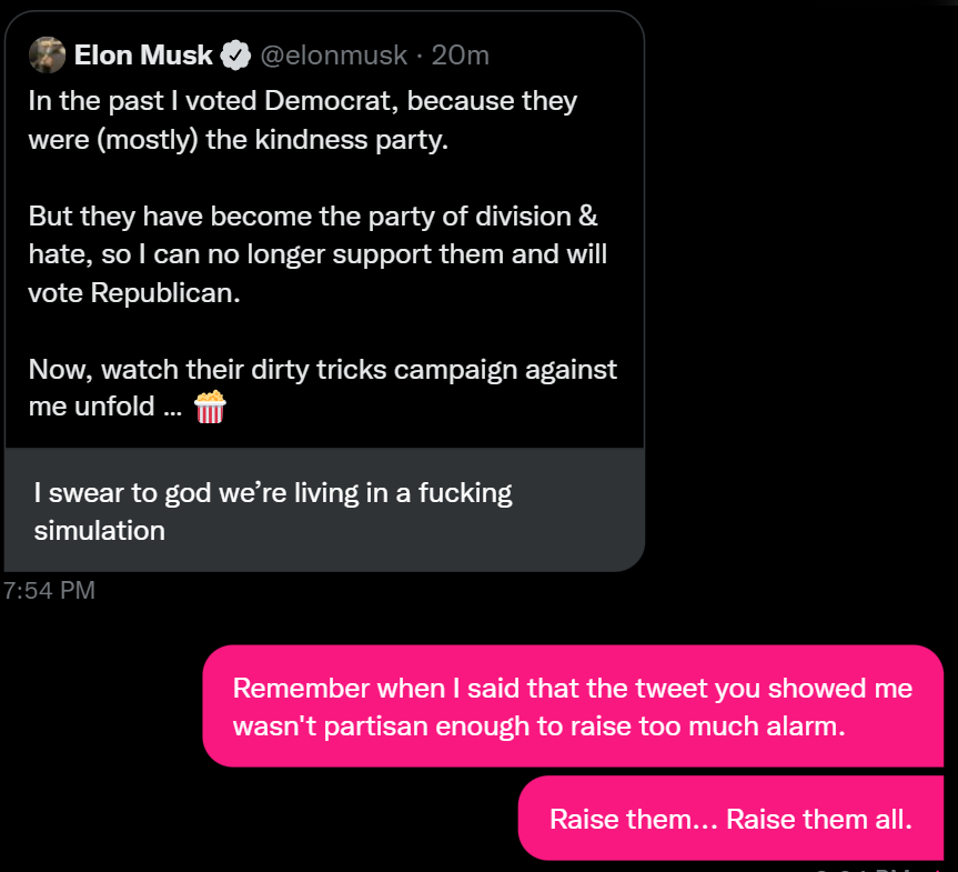 Femi_sorry's tweet photo. Elon Musk is about to own Twitter.

If America lets this happen they're even more of a joke than anyone ever thought. https://t.co/Eh5Z45GRYr
