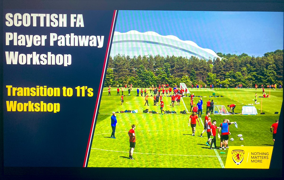 ScotFANorth's tweet photo. PLAYER PATHWAY | Well done to the 115 coaches that attended tonight’s Transition to 11’s online in-service 👏👏👏 ⚽️👍
#ScottishFACoachEd https://t.co/odR1atbyKm