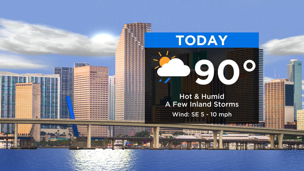 Miami Weather: Temperatures Heat Up, Rain Chance Falls dlvr.it/SQctjf