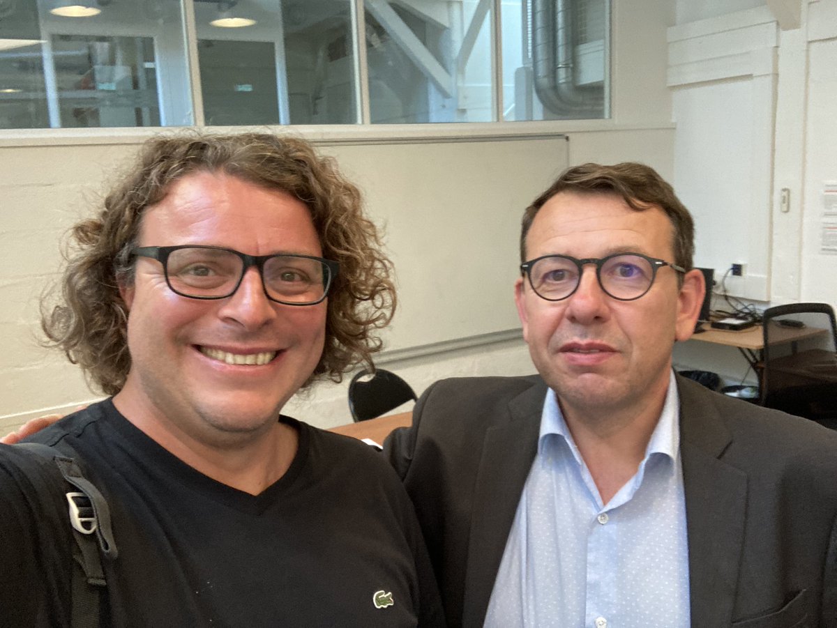 With my friend Professor Bruno Deffains. Planning how to spread the word of decentralized justice in France! 🇫🇷🇫🇷🇫🇷