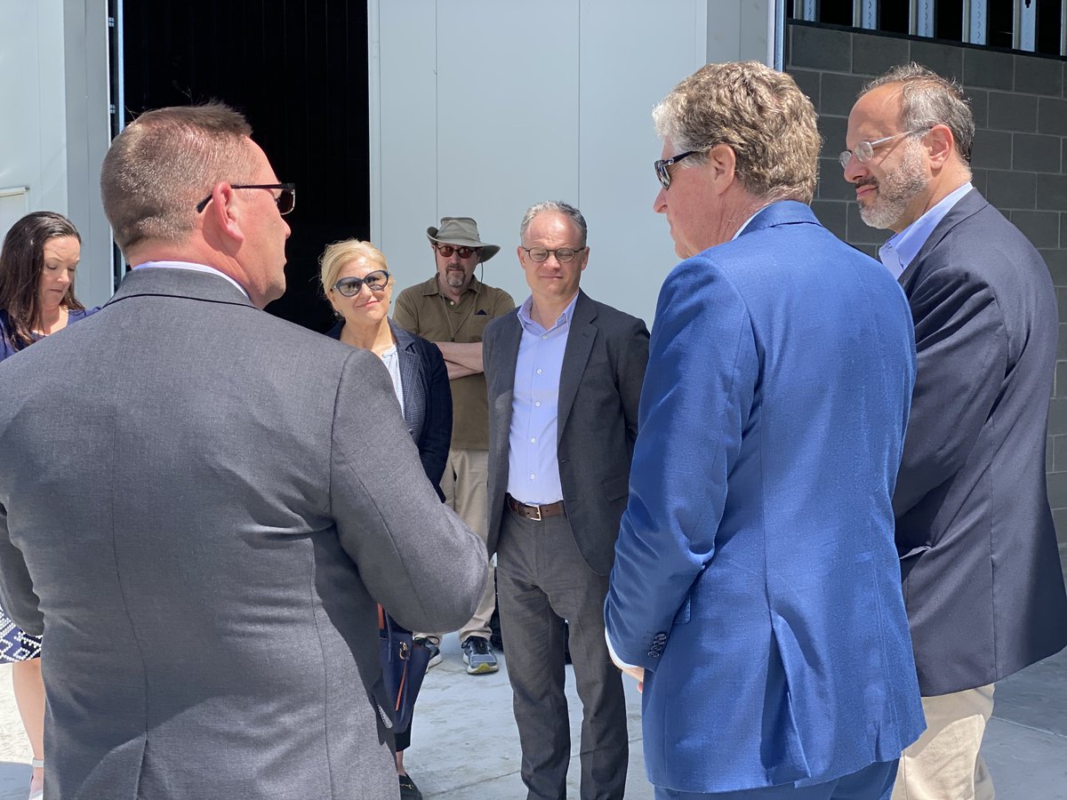 A beautiful day for a tour! Thank you to <a href="/GovDanMcKee/">Governor Dan McKee</a> for visiting <a href="/QuonsetRI/">Quonset</a> and giving us the opportunity to brief you in-person about the progress <a href="/OrstedUS/">Ørsted U.S.</a> and <a href="/EversourceCorp/">Eversource Energy</a> are making to build Rhode Island's energy future.