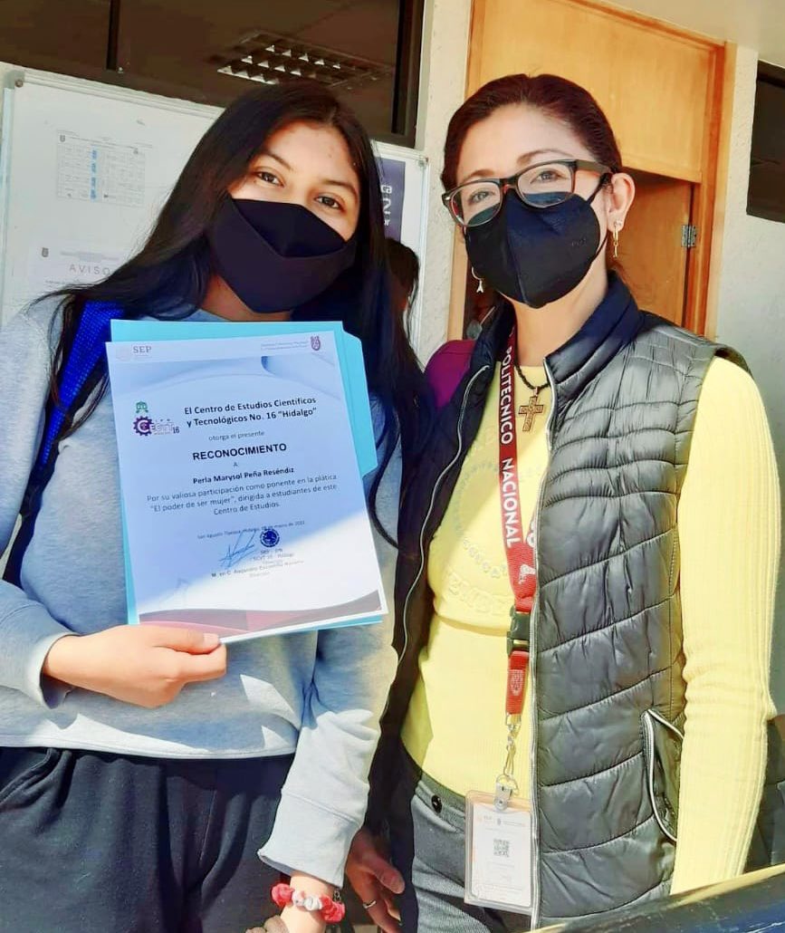 En el <a href="/IPN_MX/">IPN</a> reconocemos y felicitamos a Perla Marysol Peña Reséndiz y a la Dra. Irasema Islas del #CECyT16 Hidalgo, por representarnos dignamente en Lavoisier International Chemistry Olympiad donde obtuvieron medalla de bronce. ¡Enhorabuena!
#OrgullosamentePolitécnicas
#Huélum