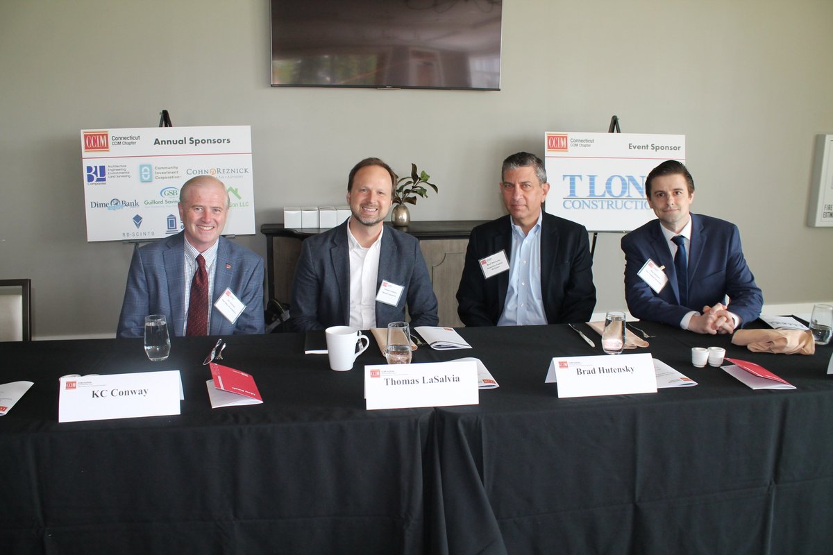 CT_CCIM's tweet photo. Lots of valuable information and insights at the CT Chapter CCIM  Mid-Year Symposium. Thank you to our stellar line-up of speakers! 

KC Conway, MAI, CRE, CCIM
Thomas LaSalvia
Stanley Gniazdowski, CRE, CCIM
Brad Hutensky
Ken Girardin https://t.co/9ndlIbEPes