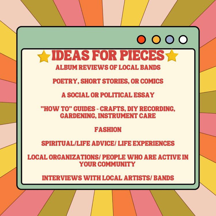 knifefightbooks's tweet photo. hey y’all! we are currently looking for people who are interested in contributing to our zine! here are some examples of what we are looking for. head to https://t.co/e2B7u99WcS to get involved 🔪 https://t.co/rgicB9L5dZ