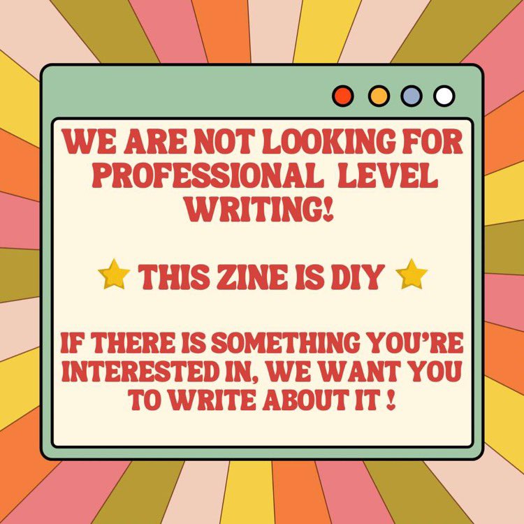 knifefightbooks's tweet photo. hey y’all! we are currently looking for people who are interested in contributing to our zine! here are some examples of what we are looking for. head to https://t.co/e2B7u99WcS to get involved 🔪 https://t.co/rgicB9L5dZ